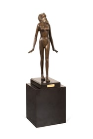 VICTOR SALMONES, 'SURPRISE IN THE SKY', BRONZE