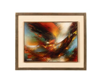 LEONARDO NIERMAN 'VIENTO COSMICO' SMALL ACRYLIC