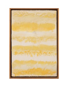 ANDERS KNUTSSON, LUMINOUS YELLOW ABSTRACT O/C