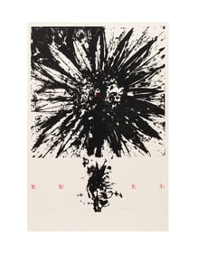 LIU JIAN 'SUNFLOWERS-ADAGIO' 1998 SCREENPRINT