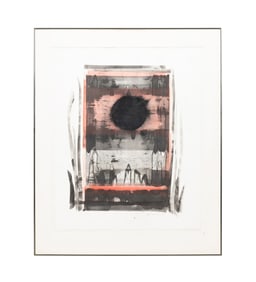 JAN PETERSON, 'BLACK SUN' MONOTYPE, 1993