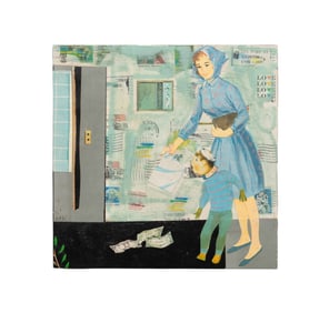 MARCUS KENNEY, MOTHER & CHILD SMALL MIXED MEDIA