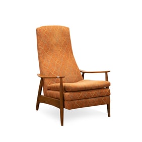 MILO BAUGHMAN FOR JAMES INC. RECLINER, C. 1960