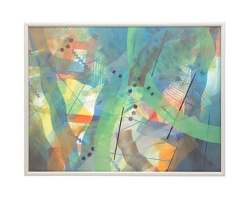 PAUL GARLAND, 'NEWLY ACQUIRED', WATERCOLOR