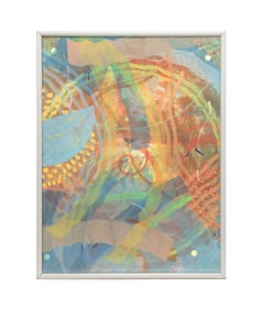 PAUL GARLAND, 'SAY WHAT', GOUACHE ON PAPER