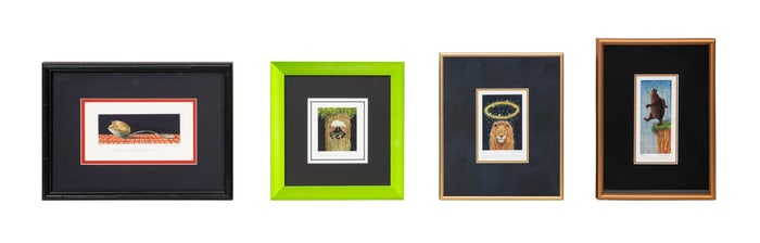 FOUR ROSIE CLARK LITHOGRAPHS ON PAPER