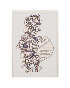 AFTER DUBUFFET, 'GALERIE DANIEL GERVIS-77' POSTER