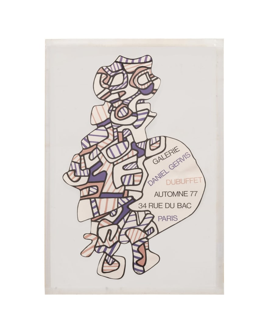 AFTER DUBUFFET, 'GALERIE DANIEL GERVIS-77' POSTER (1 of 6)