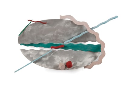 HANS VAN DE BOVENKAMP, MODERN ALUMINUM SCULPTURE