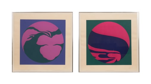 2 JACK YOUNGERMAN, IMAGES SERIES SCREENPRINTS 1974