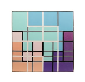 RICHARD TOBIAS, 'EACH', 1986 GEOMETRIC OIL