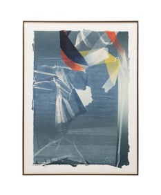 SCOTT SANDELL ABSTRACT MONOTYPE 1980