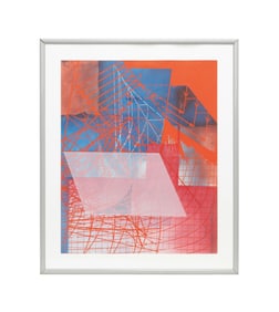 STEVEN HOLM, ABSTRACT SILKSCREEN, 1980