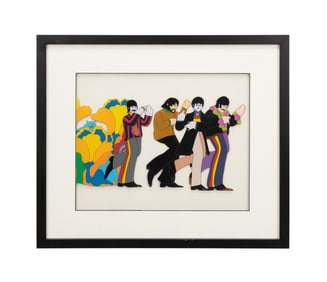 BEATLES 'YELLOW SUBMARINE' ANIMATION CEL, 1999