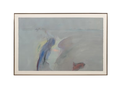 SUSAN WEXLER, 'S.F. ZOO', GOUACHE ON PAPER, 1982