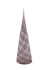 NANCY CALLAN 'DUSKY WINKLE' STUDIO GLASS SCULPTURE