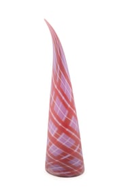 NANCY CALLAN, 'PASHMINA WINKLE' GLASS SCULPTURE