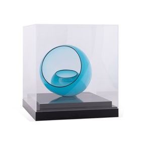 DALE CHIHULY, 'SKY BLUE BASKET', PORTLAND PRESS