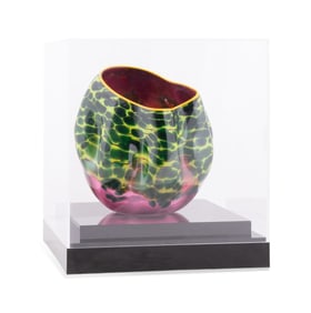 DALE CHIHULY, 'SUNSET MACCHIA', PORTLAND PRESS