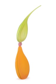 JAY MACDONELL 'ALLIUM II' ART GLASS SCULPTURE