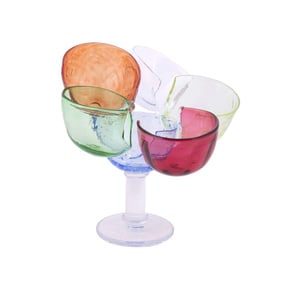 BOREK SIPEK, COLORFUL MULTI-BOWL CENTERPIECE, A/P
