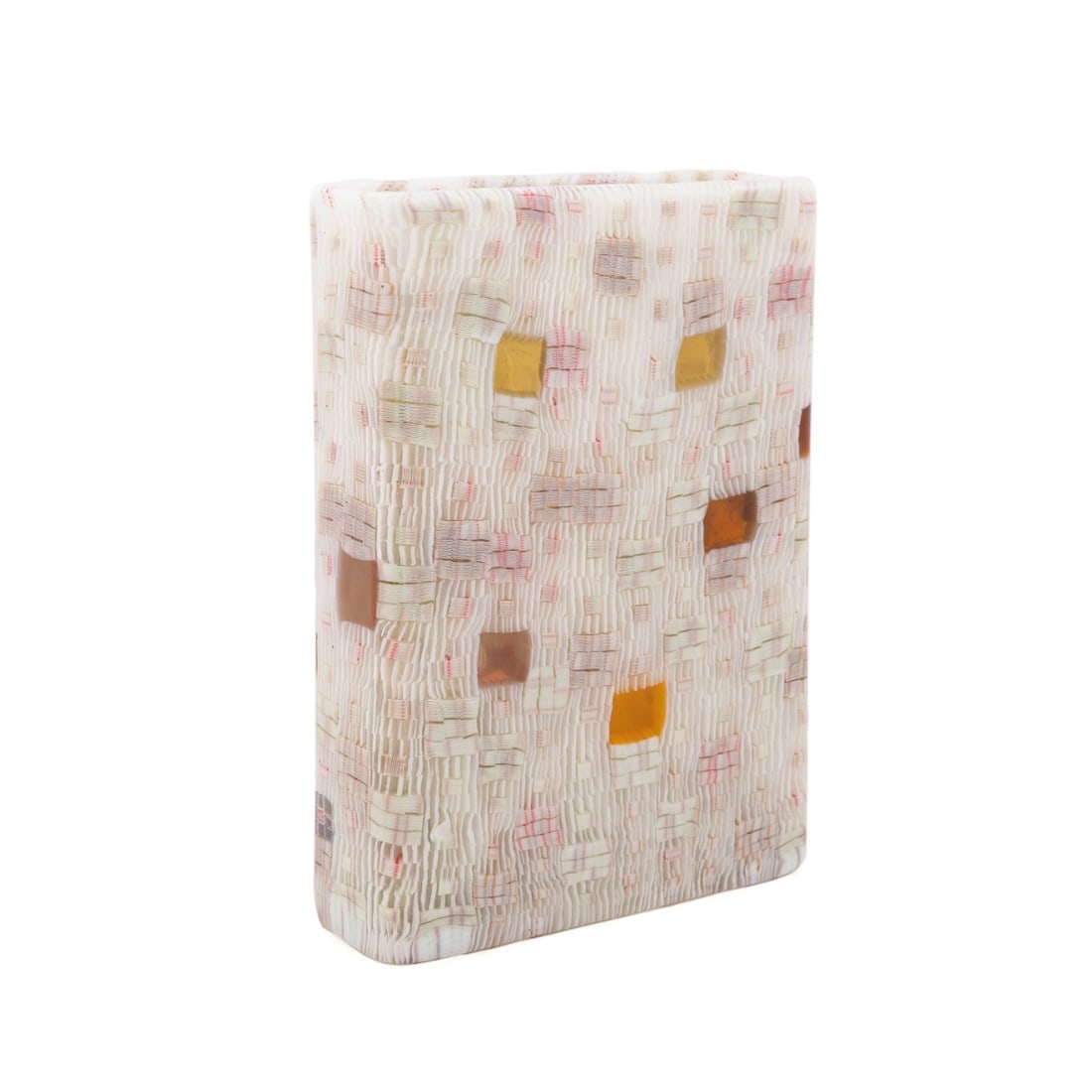 GILES BETTISON, PATTERN ART GLASS VASE, 2006 (1 of 9)