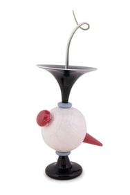 NICK MOUNT, 'FALLING BOB', ART GLASS SCENT BOTTLE