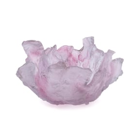 AMANDA BRISBANE, SANDCAST ART GLASS BOWL