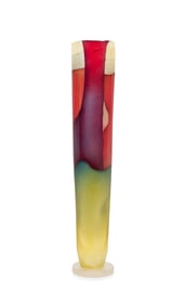 ABSTRACT GLASS SCULPTURE, DANNY PERKINS STYLE