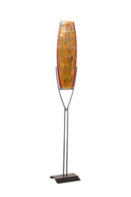LYNN LATIMER, 'DOT-DASH', FUSED ART GLASS, 2005