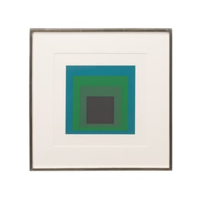 J. ALBERS 'HOMAGE TO THE SQUARE IMAGE 1' 1972