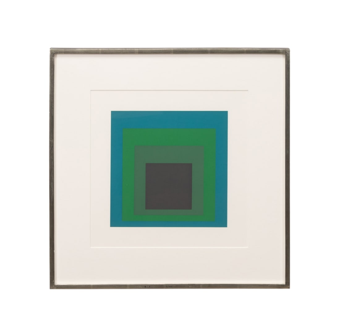 J. ALBERS 'HOMAGE TO THE SQUARE IMAGE 1' 1972 (1 of 6)
