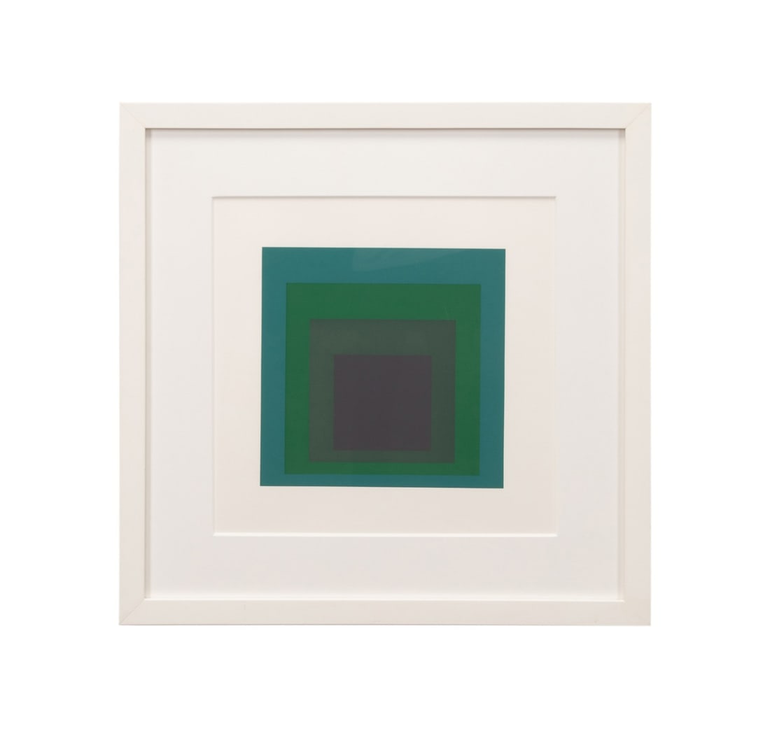 J. ALBERS 'HOMAGE TO THE SQUARE IMAGE 2' 1972 (1 of 5)