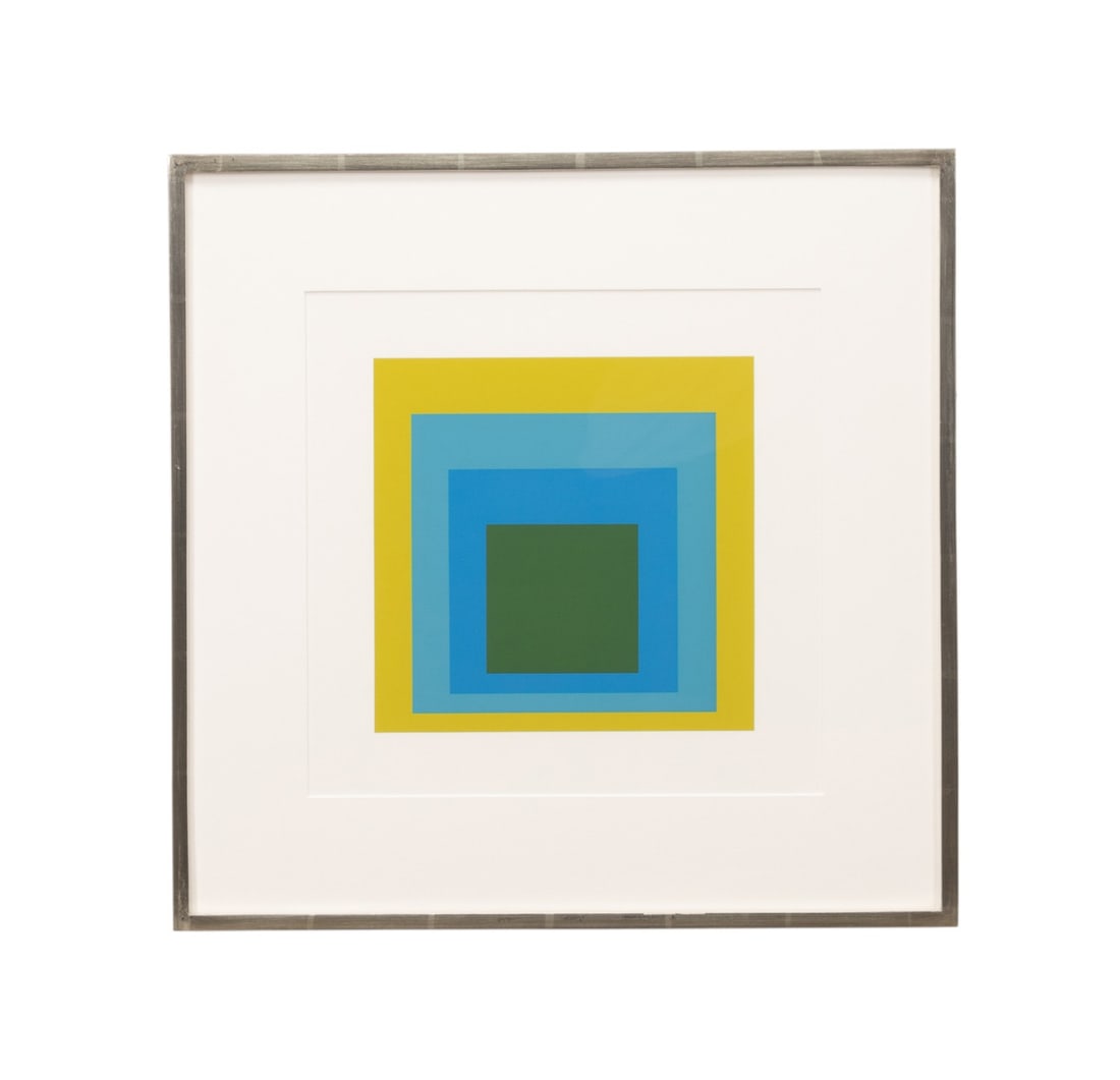 J. ALBERS 'HOMAGE TO THE SQUARE IMAGE 1' 1972 (1 of 6)