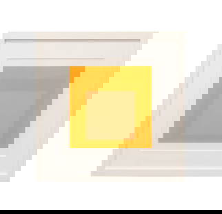 J. ALBERS 'HOMAGE TO THE SQUARE IMAGE 2' 1972: Josef Albers (German / American, 1888-1976). "Homage to the Square, Image 2" from "Formulation: Articulation", Portfolio 1, Folder 15 - 1972, color screenprint on paper, apparently unsigned, numbered
