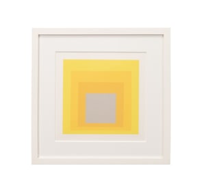 J. ALBERS 'HOMAGE TO THE SQUARE IMAGE 1' 1972