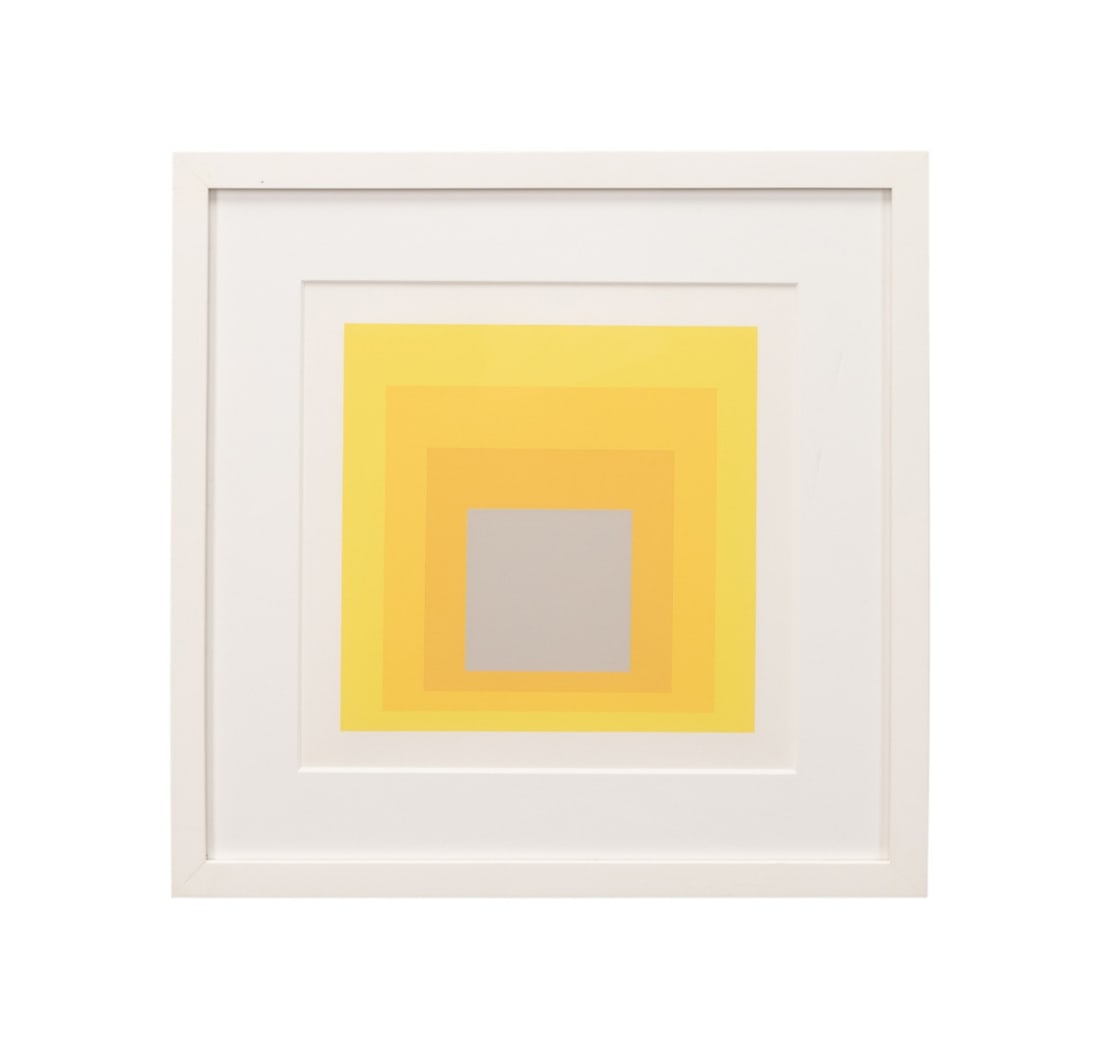 J. ALBERS 'HOMAGE TO THE SQUARE IMAGE 1' 1972 (1 of 6)