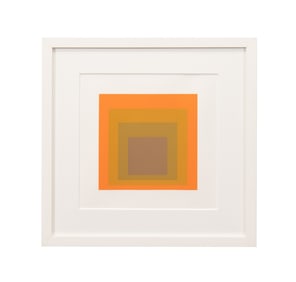 J. ALBERS 'HOMAGE TO THE SQUARE IMAGE 2' 1972