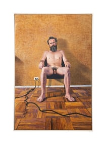 BERNARDO SICILIANO 'GIANNI', LIFE-SIZE OIL