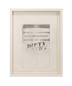 HARLAND MILLER 'INCURABLE ROMANTIC' PENCIL DRAWING