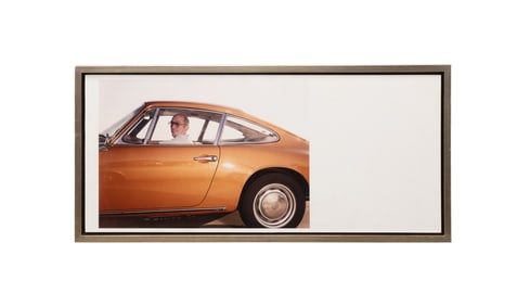 ANDREW BUSH, MAN DRIVING CAR, 1989 C-PRINT