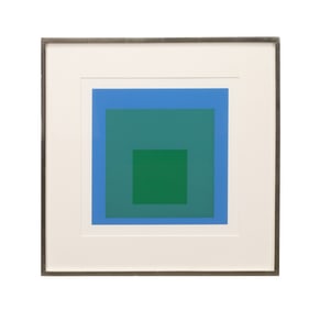 J. ALBERS 'HOMAGE TO THE SQUARE: Pll-F32' 1972
