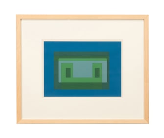 J. ALBERS 'VARIANT V' SCREENPRINT, 1967