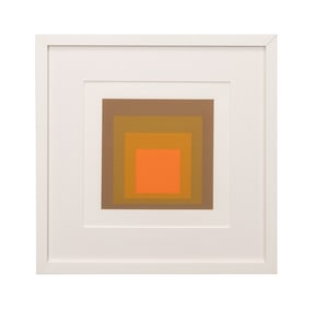 J. ALBERS 'HOMAGE TO THE SQUARE IMAGE 1' 1972
