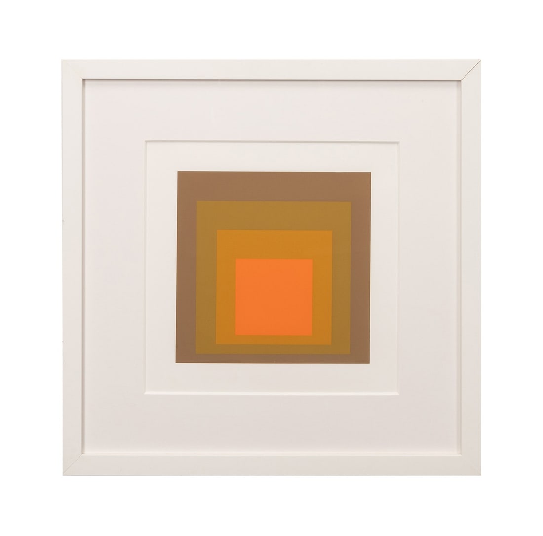 J. ALBERS 'HOMAGE TO THE SQUARE IMAGE 1' 1972 (1 of 6)