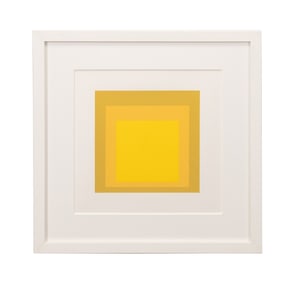 J. ALBERS 'HOMAGE TO THE SQUARE IMAGE 2' 1972