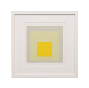 J. ALBERS 'HOMAGE TO THE SQUARE IMAGE 1' 1972