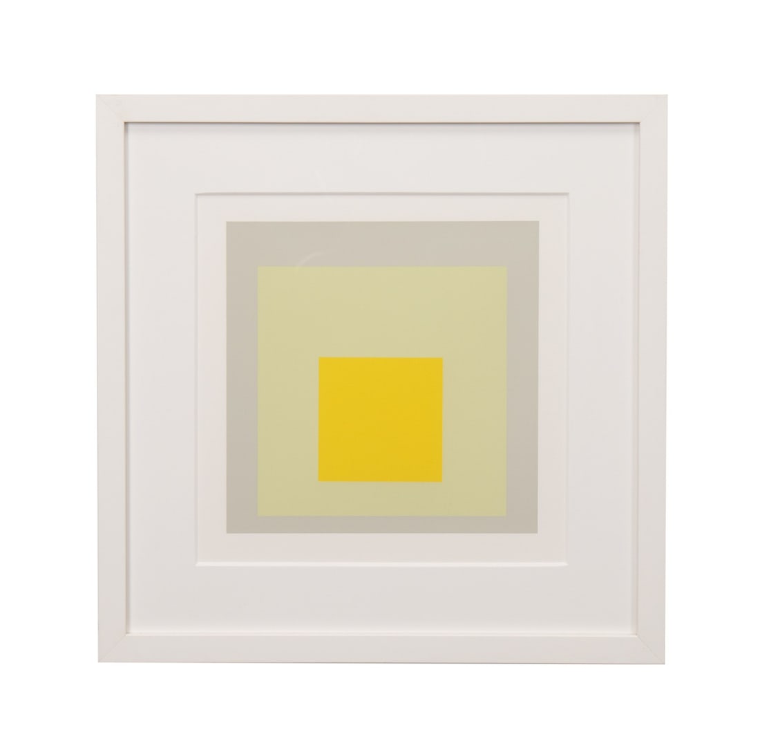 J. ALBERS 'HOMAGE TO THE SQUARE IMAGE 1' 1972 (1 of 6)