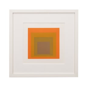 J. ALBERS 'HOMAGE TO THE SQUARE IMAGE 2' 1972