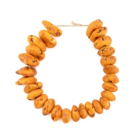 BALTIC AMBER BEADED STRAND, 1.5-2.5 INCH BEADS